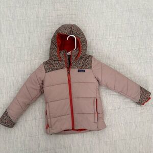 Patagonia Kids Pink Floral Puffer Jacket